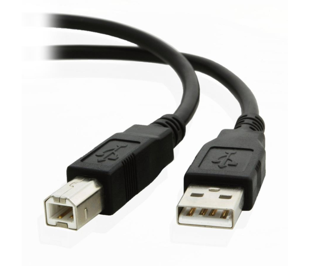 GEMBIRD KABEL USB 2.0 A-B M/M 4.5M CZARNY CCP-USB2-AMBM-15 - 64537 - zdjęcie 2